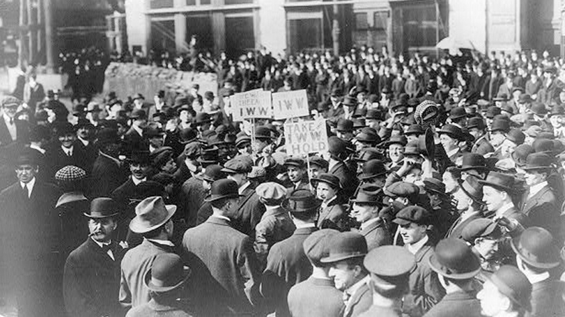 Entstehung des revolutionären Syndikalismus der Industrial Workers of the World (I.W.W